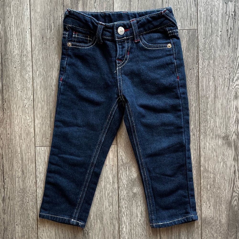 True Religion Baby/Toddler Boy Dark Wash Jeans 24 Months